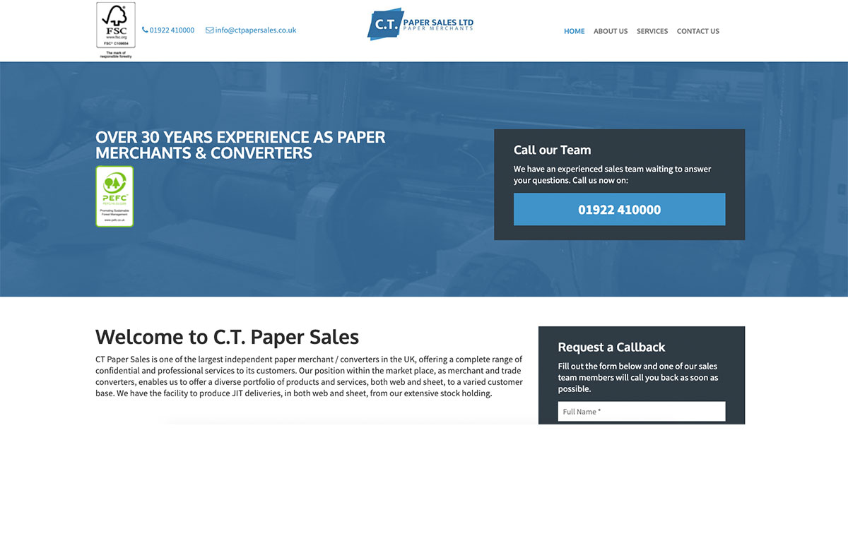CTPaper Sales (UK) - Stock Management System